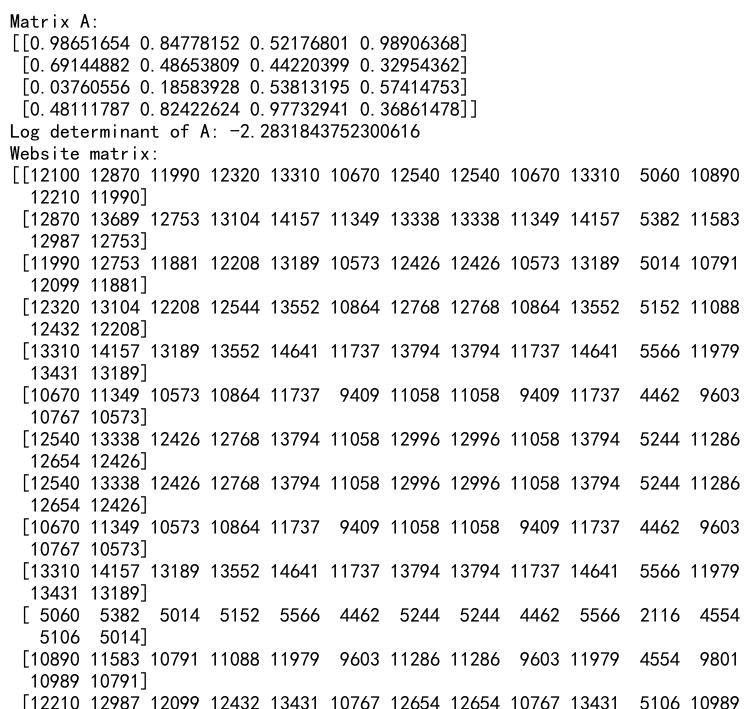 Numpy Log