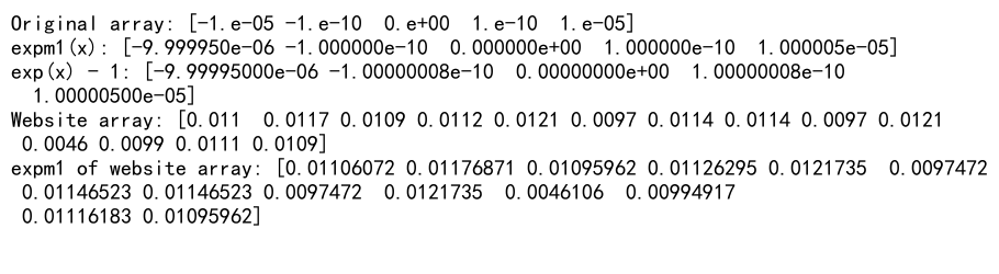 Numpy Log