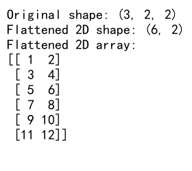 Mastering NumPy: Flatten 3D Arrays to 2D with Ease