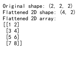 Mastering NumPy: Flatten 3D Arrays to 2D with Ease