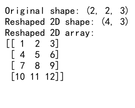 Mastering NumPy: Flatten 3D Arrays to 2D with Ease