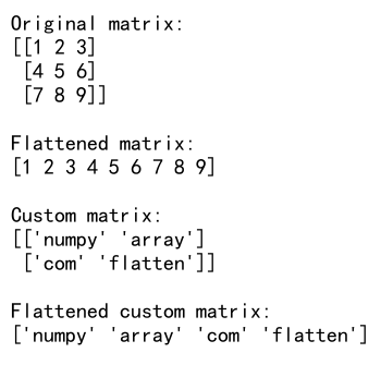 NumPy Flatten Matrix: A Comprehensive Guide to Array Manipulation