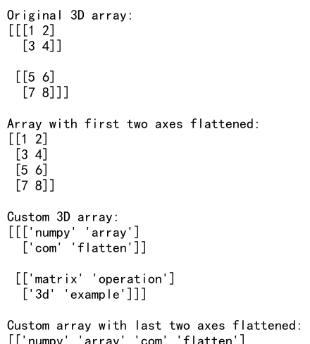 NumPy Flatten Matrix: A Comprehensive Guide to Array Manipulation ...