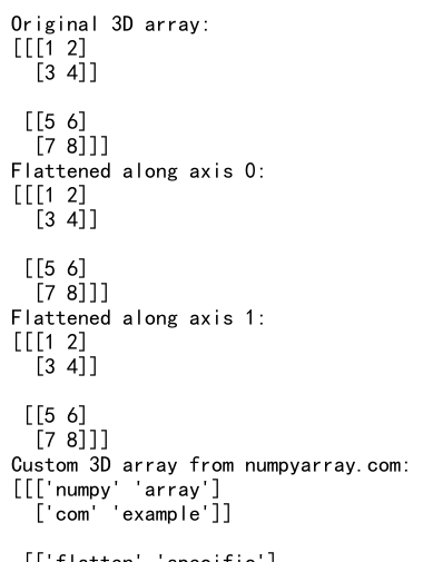 Mastering NumPy Flatten: A Comprehensive Guide to Flattening Specific Dimensions in NumPy Arrays