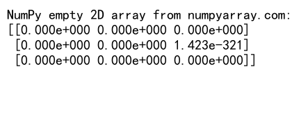 Comprehensive Guide to Creating and Utilizing NumPy Empty 2D Arrays