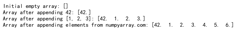 How to Efficiently Append Elements to NumPy Empty Arrays: A Comprehensive Guide