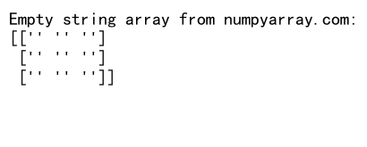 How to Create and Manipulate NumPy Empty Arrays of Strings: A Comprehensive Guide