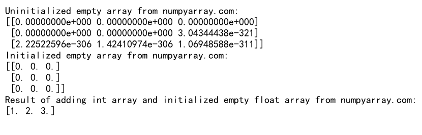 NumPy Empty Matrix: A Comprehensive Guide to Efficient Array Initialization