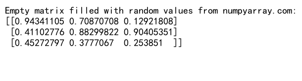 NumPy Empty Matrix: A Comprehensive Guide to Efficient Array Initialization