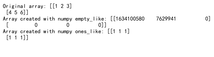 Mastering NumPy: A Comprehensive Guide to numpy.empty_like Function