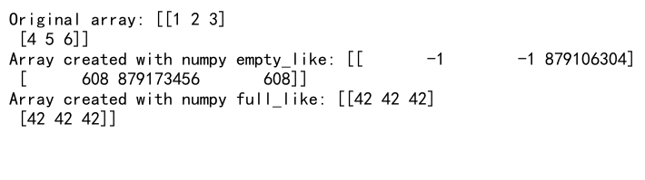 Mastering NumPy: A Comprehensive Guide to numpy.empty_like Function
