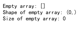 How to Check if NumPy Array is Empty