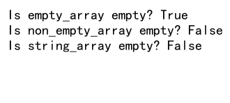 How to Check if NumPy Array is Empty