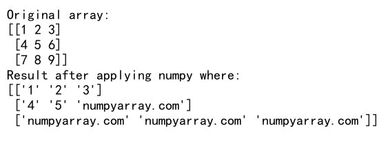 NumPy Where with 2D Arrays: A Comprehensive Guide