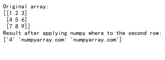 NumPy Where with 2D Arrays: A Comprehensive Guide