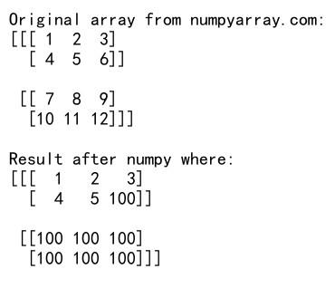 NumPy Where with 3D Arrays: A Comprehensive Guide