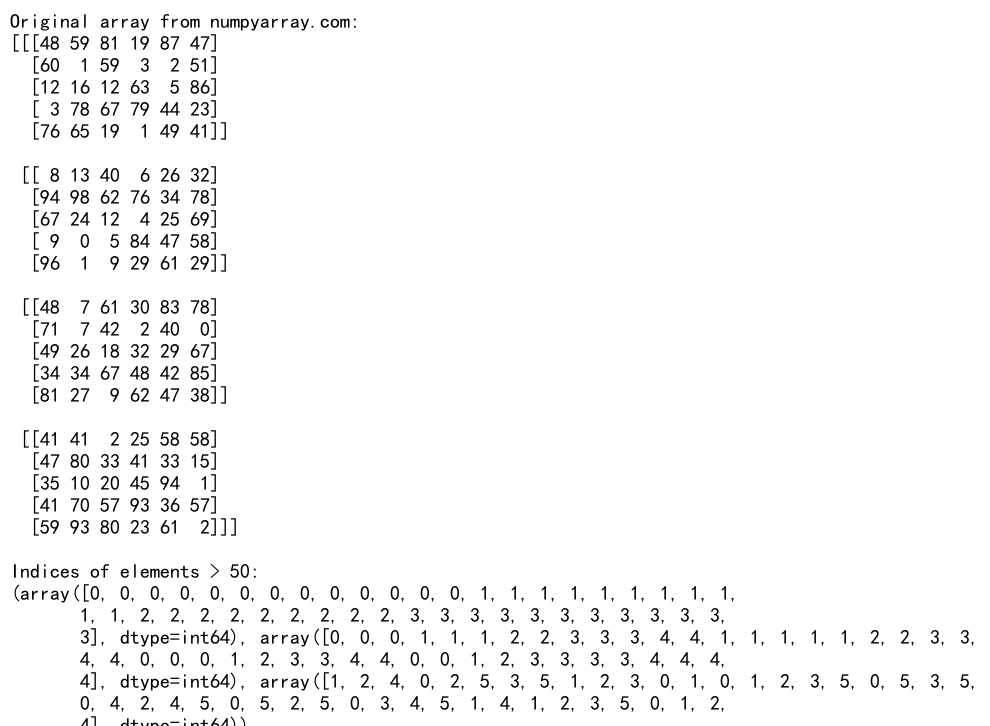 NumPy Where with 3D Arrays: A Comprehensive Guide