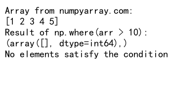 NumPy Where: Understanding the Tuple Return Value and Its Applications