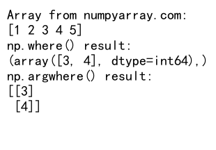 NumPy Where: Understanding the Tuple Return Value and Its Applications