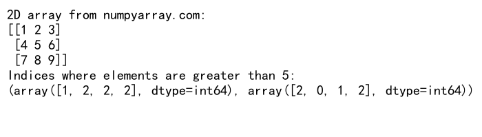 NumPy Where: Understanding the Tuple Return Value and Its Applications