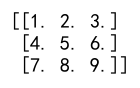 Numpy Array