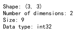 Numpy Array