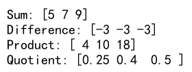 Numpy Array