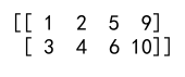 Add Column to a NumPy Array