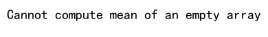 Check if a Numpy Array is Empty