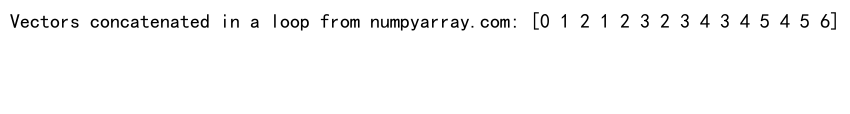 How to Concatenate a Vector to a NumPy Vector: A Comprehensive Guide