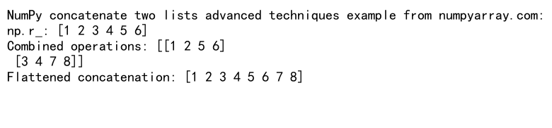 Mastering NumPy Concatenate: A Comprehensive Guide to Joining Two Lists