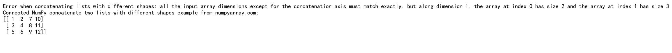 Mastering NumPy Concatenate: A Comprehensive Guide to Joining Two Lists