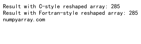 Mastering NumPy Reshape: Understanding the Order Parameter for Efficient Array Manipulation