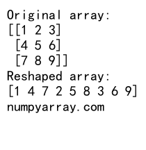 Mastering NumPy Reshape: Understanding the Order Parameter for Efficient Array Manipulation