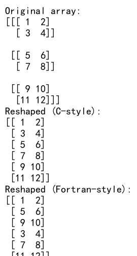 Mastering NumPy Reshape: Understanding the Order Parameter for Efficient Array Manipulation