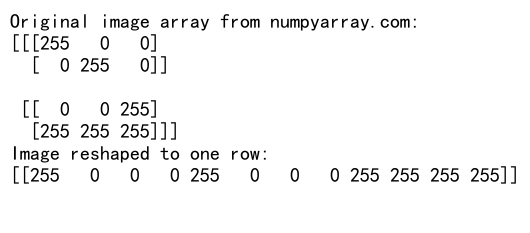 Mastering NumPy Reshape to One Row: A Comprehensive Guide