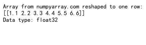 Mastering NumPy Reshape to One Row: A Comprehensive Guide