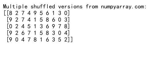 Mastering NumPy Shuffle and Random State: A Comprehensive Guide