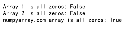 Comprehensive Guide: How to Check if NumPy Array is All Zeros