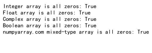 Comprehensive Guide: How to Check if NumPy Array is All Zeros