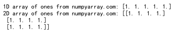 Mastering NumPy: A Comprehensive Guide to Ones and Zeros Arrays