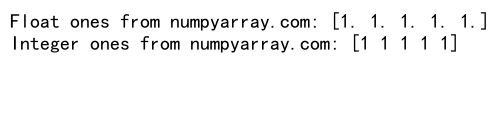 Mastering NumPy: A Comprehensive Guide to Ones and Zeros Arrays