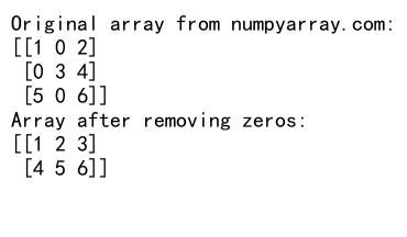 How to Efficiently Remove Zeros from NumPy Arrays: A Comprehensive Guide