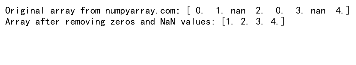 How to Efficiently Remove Zeros from NumPy Arrays: A Comprehensive Guide