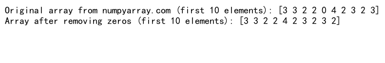 How to Efficiently Remove Zeros from NumPy Arrays: A Comprehensive Guide