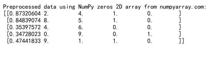 Comprehensive Guide to Creating and Using NumPy Zeros 2D Array