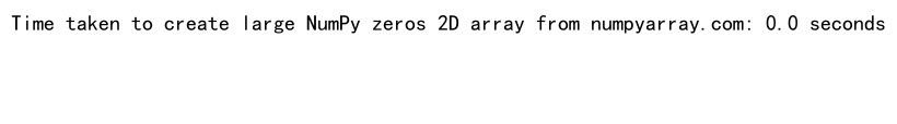 Comprehensive Guide to Creating and Using NumPy Zeros 2D Array