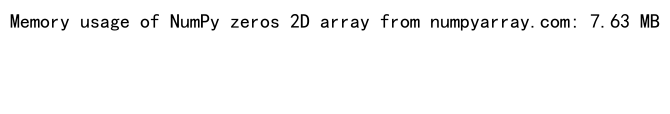 Comprehensive Guide to Creating and Using NumPy Zeros 2D Array