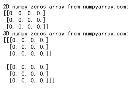 Mastering NumPy Zeros Array: A Comprehensive Guide to Creating and Manipulating Zero-Filled Arrays