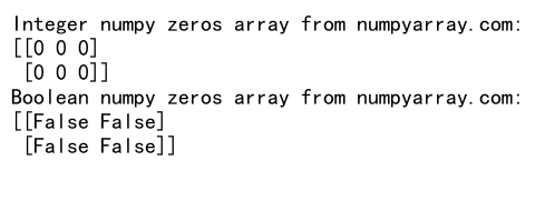 Mastering NumPy Zeros Array: A Comprehensive Guide to Creating and Manipulating Zero-Filled Arrays